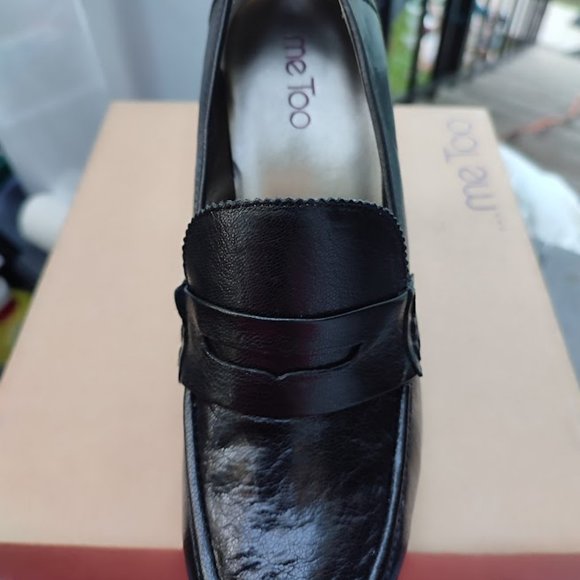 Black MeToo Platform with Tall Heel Size 7.5 - Picture 2 of 7